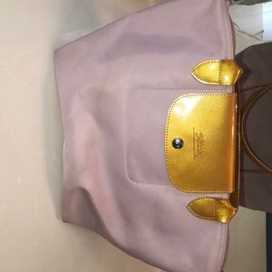 Old vintage (I think) light pink long champ purse.